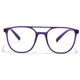 GRAVIATE by Coolwinks E17A6955 Glossy Purple Full Frame Retro Square Eyeglasses for Women