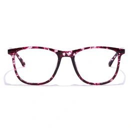 GRAVIATE by Coolwinks E17B7354 Glossy Purple Full Frame Retro Square Eyeglasses for Women