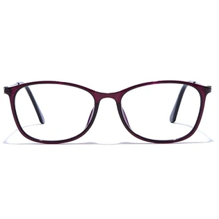 GRAVIATE by Coolwinks E17C7484 Glossy Purple Full Frame Retro Square Computer Eyeglasses for Women