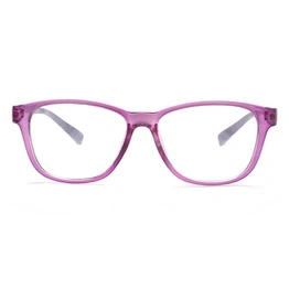 GRAVIATE by Coolwinks E23A5772 Glossy Purple Full Frame Retro Square Eyeglasses for Women