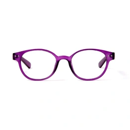 GRAVIATE by Coolwinks E17B5700 Matte Purple Full Frame Round Eyeglasses for Kids