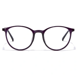 GRAVIATE by Coolwinks E17A7092 Glossy Purple Full Frame Round Eyeglasses for Women