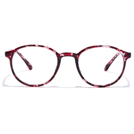 GRAVIATE by Coolwinks E17A7343 Glossy Purple Full Frame Round Eyeglasses for Women