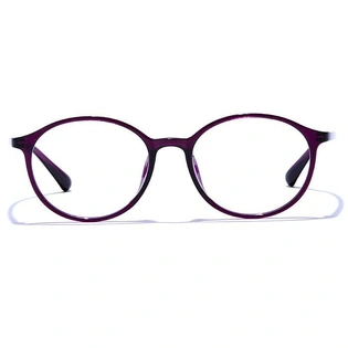 GRAVIATE by Coolwinks E17B6593 Glossy Purple Full Frame Round Eyeglasses for Women