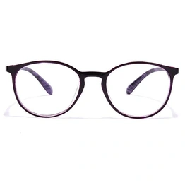 GRAVIATE by Coolwinks E17B6974 Glossy Purple Full Frame Round Eyeglasses for Women