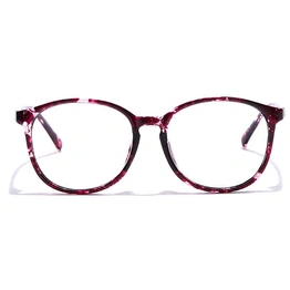 GRAVIATE by Coolwinks E17B7249 Glossy Purple Full Frame Round Eyeglasses for Women