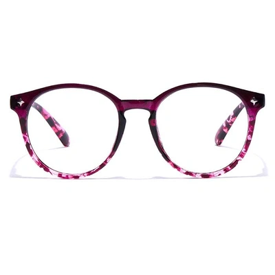 GRAVIATE by Coolwinks E17B7277 Glossy Purple Full Frame Round Eyeglasses for Women