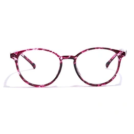 GRAVIATE by Coolwinks E17B7283 Glossy Purple Full Frame Round Eyeglasses for Women