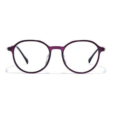 GRAVIATE by Coolwinks E17B7467 Glossy Purple Full Frame Round Eyeglasses for Women