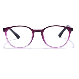 GRAVIATE by Coolwinks E17B7663 Glossy Purple Full Frame Round Eyeglasses for Women