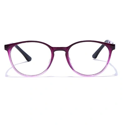 GRAVIATE by Coolwinks E17B7663 Glossy Purple Full Frame Round Eyeglasses for Women