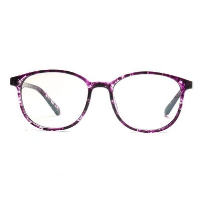 GRAVIATE by Coolwinks E17C4151 Glossy Purple Full Frame Round Computer Glasses for Women