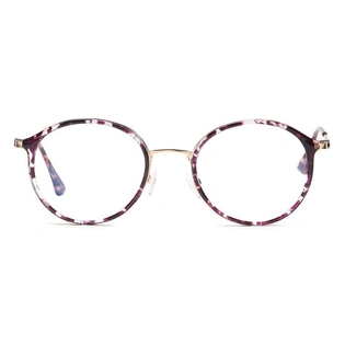 GRAVIATE by Coolwinks E17C4315 Glossy Purple Full Frame Round Computer Glasses for Women