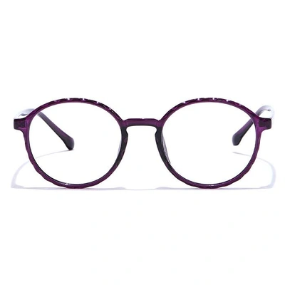 GRAVIATE by Coolwinks E17C7297 Glossy Purple Full Frame Round Eyeglasses for Women