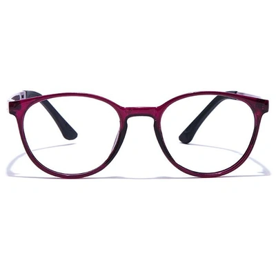 GRAVIATE by Coolwinks E17C7661 Glossy Purple Full Frame Round Eyeglasses for Women