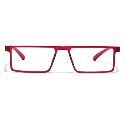 GRAVIATE by Coolwinks E21A7066 Matte Red Full Frame Rectangle Eyeglasses for Men and Women