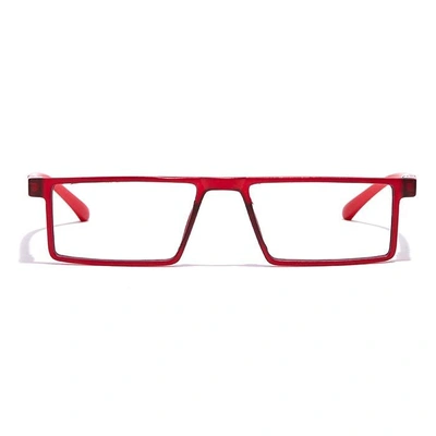 GRAVIATE by Coolwinks E21A7081 Matte Red Full Frame Rectangle Eyeglasses for Men and Women