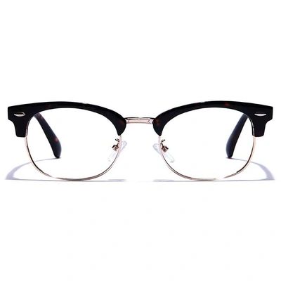 GRAVIATE by Coolwinks E18A7488 Glossy Tortoise Full Frame Clubmaster Computer Eyeglasses for Men and Women