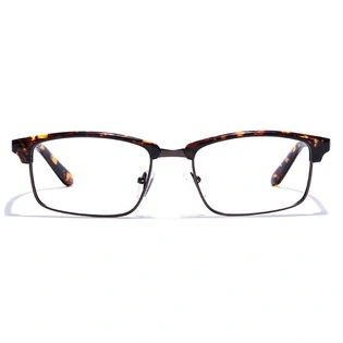 GRAVIATE by Coolwinks E18B7507 Glossy Tortoise Full Frame Clubmaster Eyeglasses for Men and Women