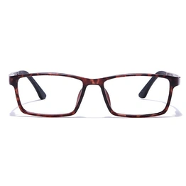 GRAVIATE by Coolwinks E18A7638 Matte Tortoise Full Frame Rectangle Eyeglasses for Men and Women