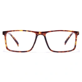 GRAVIATE by Coolwinks E18B7355 Glossy Tortoise Full Frame Rectangle Eyeglasses for Men and Women