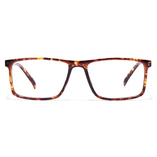 GRAVIATE by Coolwinks E18B7355 Glossy Tortoise Full Frame Rectangle Eyeglasses for Men and Women