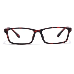 GRAVIATE by Coolwinks E18C6966 Matte Tortoise Full Frame Rectangle Eyeglasses for Men and Women