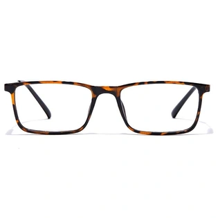 GRAVIATE by Coolwinks E18C7089 Glossy Tortoise Full Frame Rectangle Eyeglasses for Men and Women