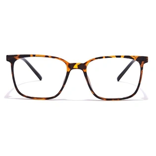 GRAVIATE by Coolwinks E18A6978 Glossy Tortoise Full Frame Retro Square Eyeglasses for Men and Women