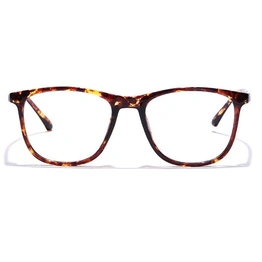 GRAVIATE by Coolwinks E18A7353 Glossy Tortoise Full Frame Retro Square Eyeglasses for Men and Women