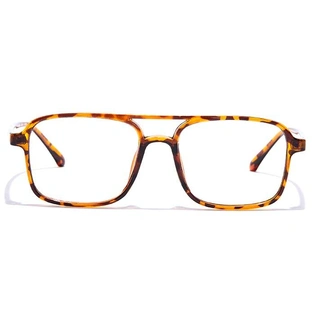 GRAVIATE by Coolwinks E18A7395 Glossy Tortoise Full Frame Retro Square Eyeglasses for Men and Women