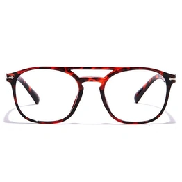 GRAVIATE by Coolwinks E18B6940 Glossy Tortoise Full Frame Retro Square Eyeglasses for Men and Women