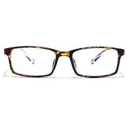 GRAVIATE by Coolwinks E18B7009 Glossy Tortoise Full Frame Retro Square Eyeglasses for Men and Women