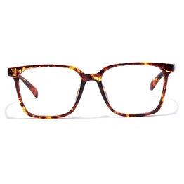 GRAVIATE by Coolwinks E18B7255 Glossy Tortoise Full Frame Retro Square Eyeglasses for Men and Women