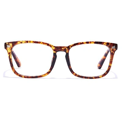 GRAVIATE by Coolwinks E18B7278 Glossy Tortoise Full Frame Retro Square Eyeglasses for Men and Women