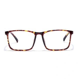 GRAVIATE by Coolwinks E18B7306 Glossy Tortoise Full Frame Retro Square Eyeglasses for Men and Women