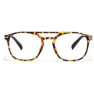 GRAVIATE by Coolwinks E18C6941 Matte Tortoise Full Frame Retro Square Eyeglasses for Men and Women