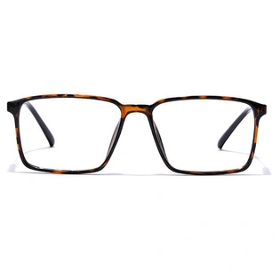 GRAVIATE by Coolwinks E18C7086 Glossy Tortoise Full Frame Retro Square Eyeglasses for Men and Women