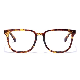 GRAVIATE by Coolwinks E18C7245 Glossy Tortoise Full Frame Retro Square Eyeglasses for Men and Women