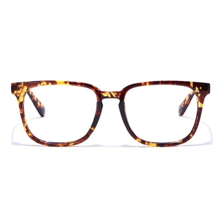 GRAVIATE by Coolwinks E18C7245 Glossy Tortoise Full Frame Retro Square Eyeglasses for Men and Women