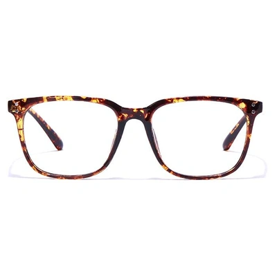 GRAVIATE by Coolwinks E18C7264 Glossy Tortoise Full Frame Retro Square Eyeglasses for Men and Women