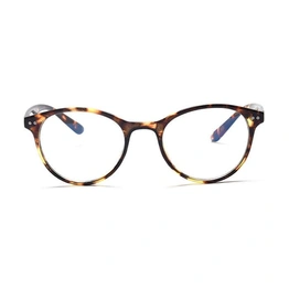 GRAVIATE by Coolwinks E15C3789 Glossy Tortoise Full Frame Round Computer Glasses for Men and Women