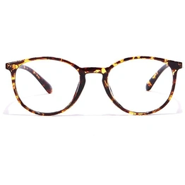 GRAVIATE by Coolwinks E18A6973 Glossy Tortoise Full Frame Round Eyeglasses for Men and Women