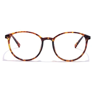 GRAVIATE by Coolwinks E18A7313 Glossy Tortoise Full Frame Round Eyeglasses for Men and Women