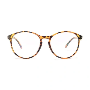 GRAVIATE by Coolwinks E18B3826 Glossy Tortoise Full Frame Round Computer Glasses for Men and Women