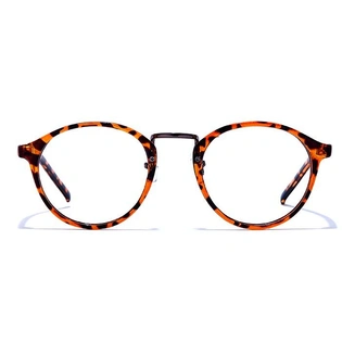 GRAVIATE by Coolwinks E18B6704 Glossy Tortoise Full Frame Round Eyeglasses for Men and Women