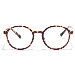 GRAVIATE by Coolwinks E18B7295 Glossy Tortoise Full Frame Round Eyeglasses for Men and Women