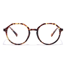 GRAVIATE by Coolwinks E18B7314 Glossy Tortoise Full Frame Round Eyeglasses for Men and Women