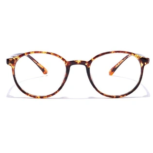 GRAVIATE by Coolwinks E18B7342 Glossy Tortoise Full Frame Round Eyeglasses for Men and Women