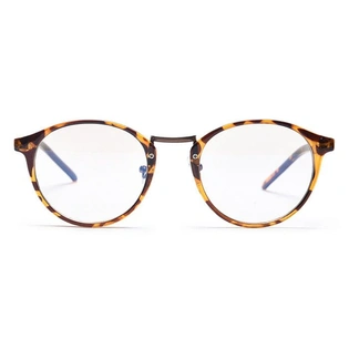 GRAVIATE by Coolwinks E18C3601 Glossy Tortoise Full Frame Round Computer Glasses for Men and Women